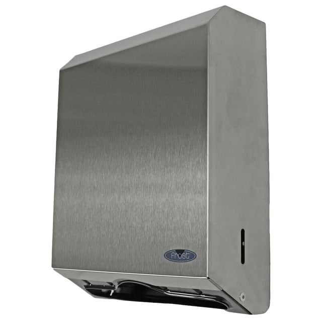 Frost™ Distributeur d'Essuie-mains à Plis Multiples et à Plis Multiples, Acier Inoxydable, 1 Boîtier