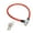 Red, variant on Rupoun Bike Lock Cable Sturdy Durable Steel Wire Portable Cable Lock for Bicycle Motorcycle Gate 25.59 inches / 65 cm Red