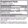 thumbnail image 2 of Bronson Sambucus Elderberry with Zinc & Vitamin C Triple Immune Support Complex Immune & Antioxidant Protection, NON-GMO, 60 Vegetarian Capsules, 2 of 4