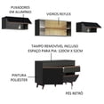 thumbnail image 4 of Madesa Gabinete de Cocina Integral Compacta 260 cm Reims Negro 03, 4 of 7