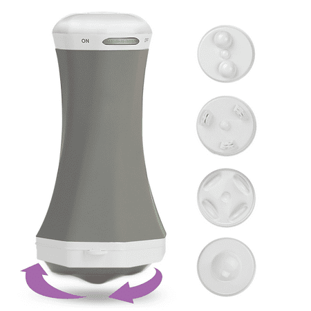 Rechargeable Deep Tissue Shiatsu Spin Massager | Portable, Targeted Handheld Massage with Adjustable Nodes and Speed | Make Lemonade