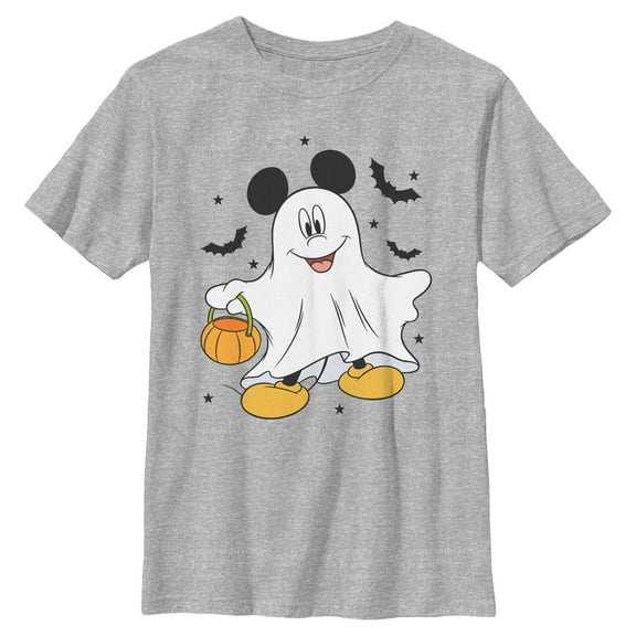 Boys Mickey & Friends Ghost Costume Trick or Treating Basket T Shirt