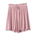 thumbnail image 3 of Bovxnpu Womens Pajama Shorts Sleep Lounge Bottoms Cotton Loose Shorts Elastic Waist Soft Comfortable Sleepwear, 3 of 8