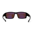 thumbnail image 4 of Mens Antiglare Driving Lens Wrap Around Sport Rectangular Plastic Sunglasses Black Brown, 4 of 4