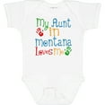 thumbnail image 3 of Inktastic My Aunt in Montana Loves Me Boys or Girls Baby Bodysuit, 3 of 5