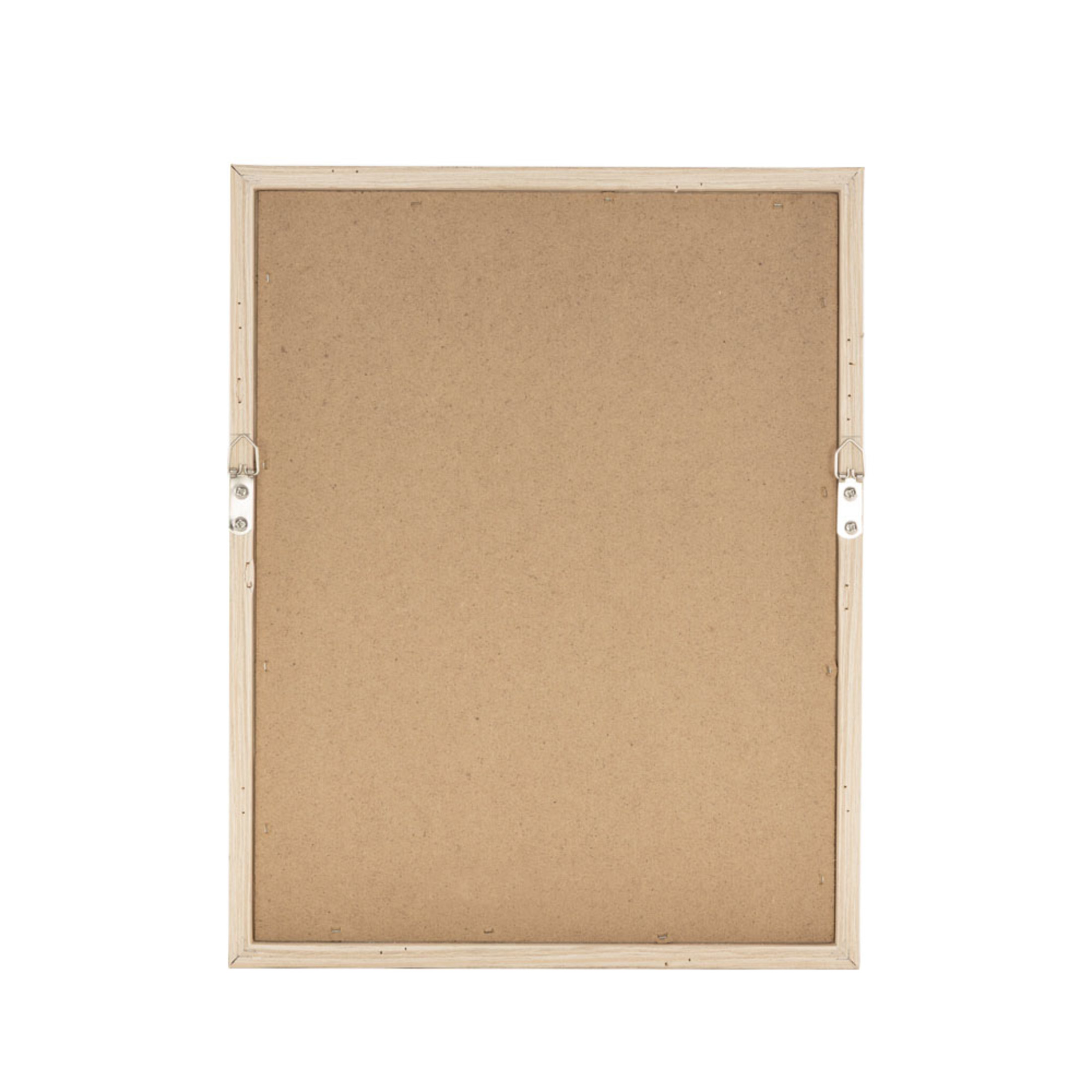 14" x 11" Lemon Fruit Framed Wall Art with Light Brown Frame, by DecMode