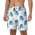 thumbnail image 2 of Fotbe Cartoon Poodle Dog Men’s Swim Trunks Quick Dry Swim Shorts Board Shorts with Mesh Lining-Small, 2 of 9
