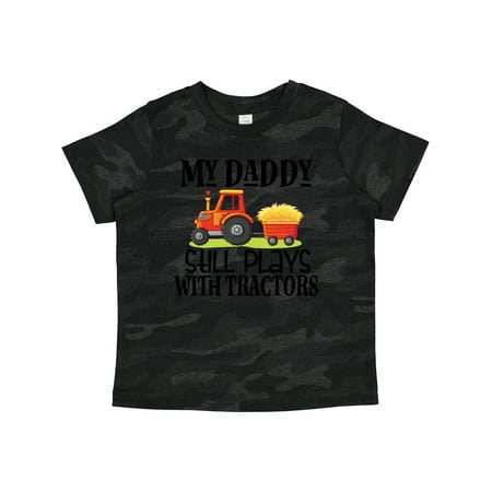 

Inktastic Farming Daddy Plays with Tractors Gift Toddler Boy or Toddler Girl T-Shirt