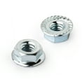 thumbnail image 4 of POWERTEC 100Pack Serrated Flange Hex Lock (M12) Nuts | Premium Carbon Steel Zinc Plated Fasteners, QLN1203-P4, 4 of 6