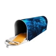 thumbnail image 3 of Lsque Blue Fire Wolf Mailbox Cover Standard Size ,Magnetic Mailbox Covers Post Wraps Letter Box Cover -25.5x21 in, 3 of 9