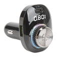 thumbnail image 4 of Adaptador Bluetooth para coche, transmisor FM, adaptador de radio FM inalámbrico, dos puertos, reproductor de música para coche, receptor de radio, 4 of 14
