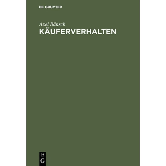 KÃ¤uferverhalten, (Hardcover)
