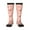 3 Black, variant on Pink Cockatoo Birds Knee Socks, High Socks Long Stretchy Sock Women Knee High Stocking, Long Socks for Women