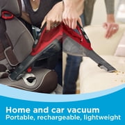 BLACK+DECKER Dustbuster AdvancedClean Cordless Handheld Vacuum, Multi-Surface Use, with Crevice Tool and Flip Brush, HLVA320J26, Red