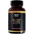 thumbnail image 1 of Maca Negra y L-Arginina para Vitalidad Masculina y Energía para Hombres | Ginseng, Zinc, Guaraná y Extractos Naturales | Cápsulas para Rutina Diaria y Bienestar Masculino | Macho Drive | Health Hack, 1 of 1