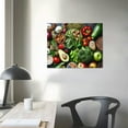 thumbnail image 4 of PRATYUS  Canvas Wall Art Fruit and Vegetable Ingredients Picture Dining Room Canvas Painting for Home Wall Decor, Vegetable Framed Artwork for Kitchen Restaurant Decoration Ready to Hang, 4 of 5