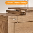 thumbnail image 6 of ROGALIS Console Table with Drawers, 47 Inch Narrow Entryway Table with Open Storage Shelves for Living Room, 6 of 6