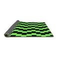 thumbnail image 2 of Ahgly Company Indoor Round Abstract Green Modern Area Rugs, 3' Round, 2 of 4