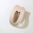 thumbnail image 5 of UNLLLL Flat Claw Hair Clip for Women, Solid Color Casual Elegant Hair Claw, Lightweight Plastic Hairpin for Thick or Thin Hair, for All Lengths Daily Styling and Work (Beige), 5 of 6