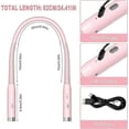 thumbnail image 2 of 360 Foldable Neck Reading Lamp, 3 Colors Rechargeable Led Book Reading Light In Bed, 1000mah Neck Light For Read, Knit, Repair, 2 of 5