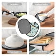 thumbnail image 7 of Pofeuu Transport Travel Print Silicone Pot Mat Mitten With Hanging Loop Heat Resistant Oven Mitts Non-Slip Bbq Baking Smoking Potholders, 7 of 7