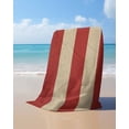 thumbnail image 4 of Puerto Rico Flag Beach Towels Oversized Super Absorbent, Red Blue Vintage Lightweight Bath Towel Quick Dry Sets For Bathroom/Pool/Rv Camping/Beach Play/Gym Room/Picnic 30"x60", 4 of 8