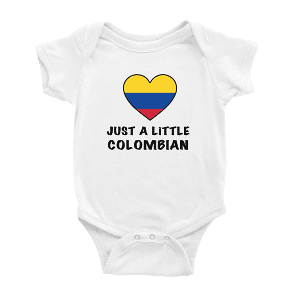 Just A Little Colombian Cute Baby Clothing Bodysuits For Boy Girl