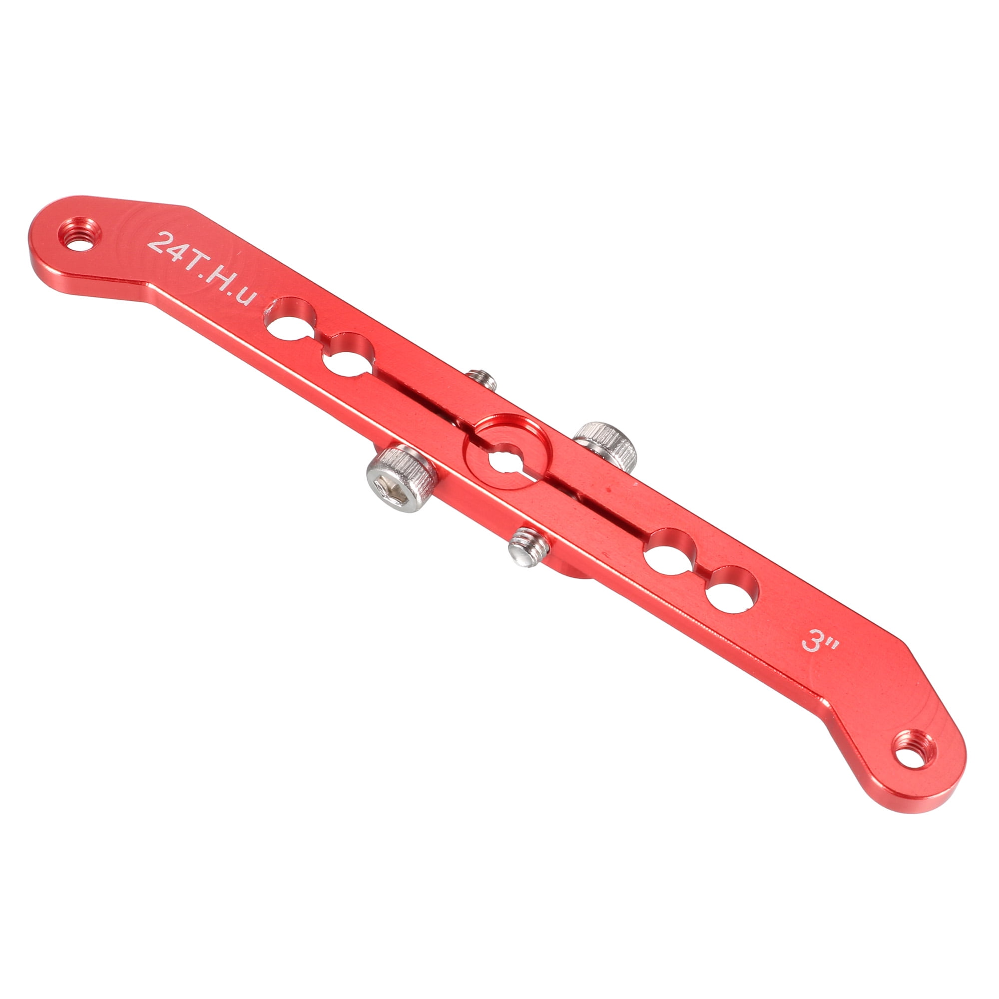 Aluminum Servo Arms Double Arm 24T 440 Thread Red, for 3 Inch Hitec