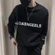 thumbnail image 4 of Sudadera con capucha y estampado de letras negras para hombre, ropa para hombre, sudadera con cuello redondo, sin capucha, cuello redondo, sudadera de diseñador de otoño, 4 of 4