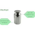 thumbnail image 3 of Peso de calibración American Weigh Básculas de acero al carbono de 200 g, 3 of 4