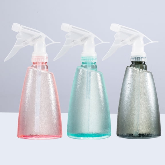 REOFLYUP 3Pcs Sprinkling Can Refillable Plastic Spray Bottles for Moisture in Garden Plants
