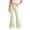 Light Green, variant on HAJWOH Girls Flare Pants High Waist Slim Fit School Uniform Y2K Bell Bottoms | Back to School Trousers with Pockets