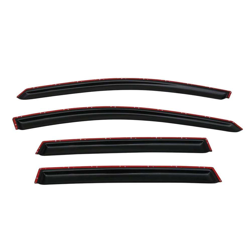 Ikon Motorsports Compatible with 17-22 Honda CRV Acrylic Window Vent Visor Deflector Rain Guard 4Pc Outside Mount 2017