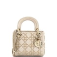 thumbnail image 1 of Pre-Owned Lady Dior Chain Bag Crystal Embellished Cannage Quilt Leather Mini By Rebag, 1 of 8