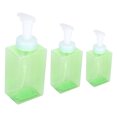 thumbnail image 3 of Dispensador de jabón de plástico, 3 uds., 250ml + 400ml + 500ml, espuma rellenable, jabón líquido, contenedor de botella con bomba vacía, 3 of 8