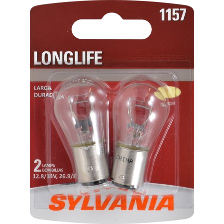 Automotive Mini Bulbs - SYLVANIA 1157 Long Life Mini Bulb, Pack of 2