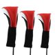 thumbnail image 1 of New Golf Club Head Covers For Fairway Woods Driver Hybrids, 3pcs Long Neck Mesh Golf Club Headcovers Set With Interchangeable No. Tags 3 4 5 7 X, 1 of 3