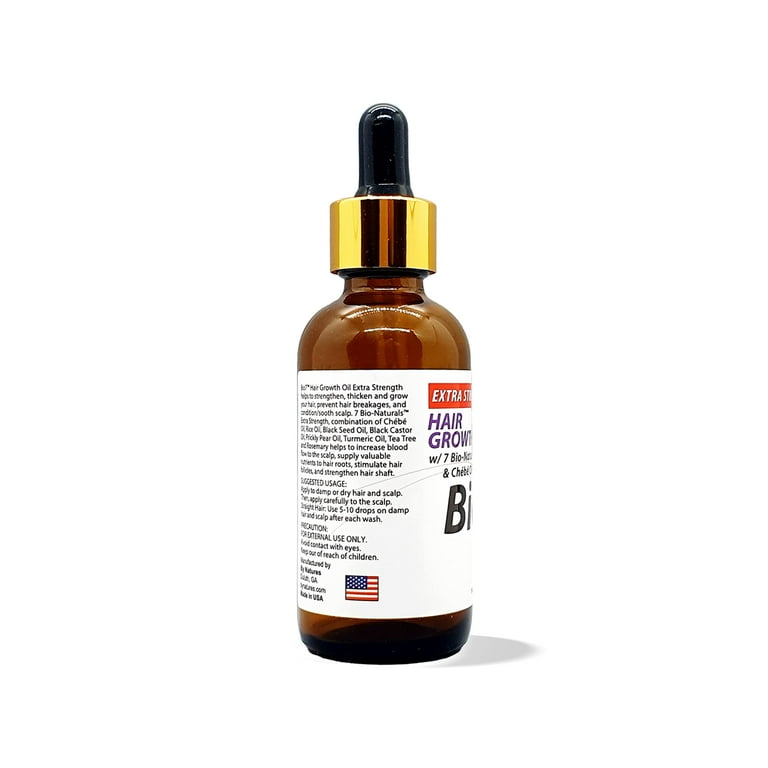 By Natures Bio7 Hair Growth Oil Drops, Extra Strength, 2 fl. oz