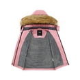 thumbnail image 6 of ZSHOW Girls' Mountain Ski Jacket Soft Fleece Lined Hooded Winter Outerwear Coat(Coral Pink,14-16), 6 of 10