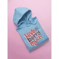 thumbnail image 3 of Love You Berry Much! Hoodie Women -Smartprints Designs, Female Large, 3 of 4