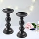 thumbnail image 2 of 2pcs Zulema candelero vintage decoración Negro, 2 of 7