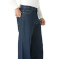 thumbnail image 3 of Liberty Blues Men's Big & Tall  Side-Elastic Wide Leg 5 Pocket Jeans, 3 of 4