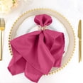 thumbnail image 2 of BalsaCircle 20 Pieces 20" Fuchsia Polyester Napkins Wedding Kitchen, 2 of 8