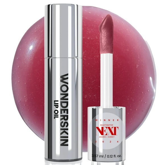 Aceite labial Rehab Serum Wonderskin teñido de rojo oscuro para labios secos