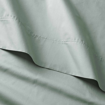 BETTER HOMES & GARDENS COOL & CRISP 4-PIECE 300 THREAD COUNT GREEN RIVER COTTON PERCALE SHEET SET, FULL