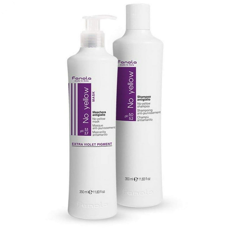 mave pedicab Bevise Fanola No Yellow Shampoo & Mask, 350 ml - Walmart.com