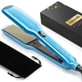 thumbnail image 1 of Plancha alisadora de pelo Wavytalk Titanium de 1.7 pulgadas, azul, 1 of 6