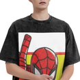 thumbnail image 2 of Spider-Man Vintage Washed Drop Shoulder Short Sleeve T-Shirt - Iron On, 2 of 7