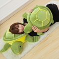 thumbnail image 3 of Peluche Sea Turtle OPHRBU de 18 pulgadas, verde, para niños y niñas, 3 of 5