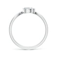 thumbnail image 2 of ANGARA Natural 0.4 Ct. Diamond Solitaire Ring in Sterling Silver for Women (Ring Size: 8), 2 of 10